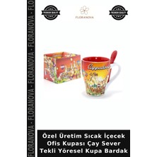 Floranova Özel Üretim Sıcak Içecek Ofis Kupası Çay Sever Tekli Yöresel Kupa Bardak