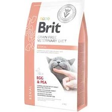 Hilera Brit Veterinary Diet Renal Böbrek Yetmezliği Olan Kediler Için Tahılsız Kedi Maması 2kg