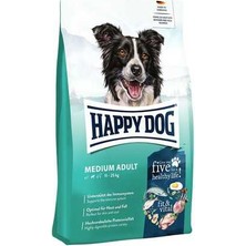 Hilera Happy Dog Fit Vital Kuzulu ve Kümes Hayvanlı Orta Irk Yetişkin Köpek Maması 12KG
