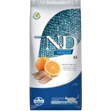 Hilera Nd Ocean Tahılsız Balıklı ve Portakallı Yetişkin Kedi Maması 10KG