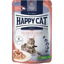 Hilera Happy Cat Somonlu Tahılsız Kedi Yaş Maması 85GR