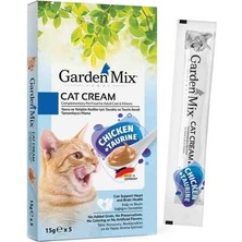 Hilera Garden Mix Tavuk ve Taurinli Krema Kedi Ödül Maması 5X15GR