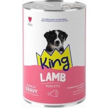 Hilera King Sos Içerisinde Et Parçacıklı Kuzu Etli Yavru Köpek Konservesi 400GR