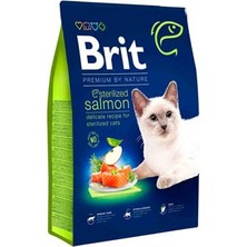 Hilera Brit Premium Somonlu Kısırlaştırılmış Kedi Maması 8kg