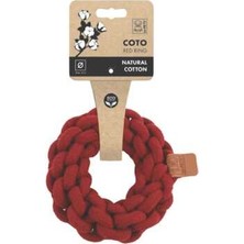 Hilera M-Pets Coto Red Ring Örgü Halka Oyuncak 13CM