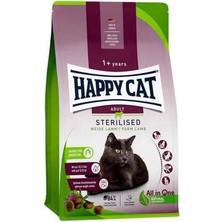 Hilera Happy Cat Weide Lamm Kuzu Etli Kısırlaştırılmış Kedi Maması 4kg