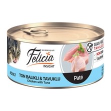 Hilera Felicia Ton Balıklı ve Tavuklu Yetişkin Kıyılmış Kedi Konservesi 85GR