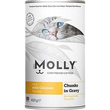 Hilera Molly Sos Içerisinde Tavuklu Yetişkin Kedi Konservesi 400GR