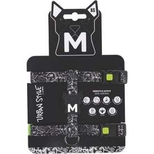 Hilera M-Pets Urbanstyle Siyah Beyaz Active Köpek Göğüs Tasması (Xs)