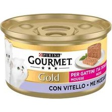 Hilera Gourmet Gold Kitten Mousse Veal Dana Etli Yavru Kedi Konservesi 85GR