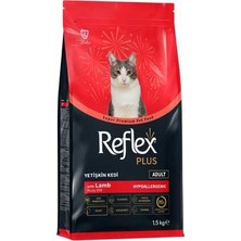 Hilera Reflex Plus Kuzu Eti ve Pirinçli Yetişkin Kedi Maması 1,5kg