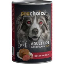 Hilera Prochoice Sığır Etli ve Pirinçli Ezme Yetişkin Köpek Konservesi 400GR