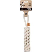 Hilera M-Pets Coto White Loop Bar Örgü Oyuncak 34CM