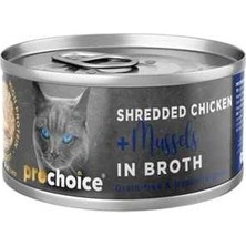 Hilera Prochoice Hypo Allergenic Tavuk Etli ve Midyeli Tahılsız Yetişkin Kedi Konservesi 70GR