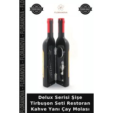 Floranova Delux Serisi Şişe Tirbuşon Seti Restoran Kahve Yanı Çay Molası