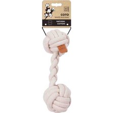 Hilera M-Pets Coto White Duo Ball Örgü Oyuncak 28CM