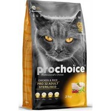 Hilera Prochoice Pro 32 Tavuk ve Pirinçli Kısırlaştırılmış Yetişkin Kedi Maması 2kg