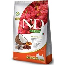 Hilera Nd Quinoa Skin&coat Tahılsız Ringa Balığı ve Hindistan Cevizli Küçük Irk Yetişkin Köpek Maması 2,5kg