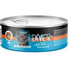 Hilera Prochoice Döner Sos Içinde Beyaz Balıklı Tam ve Dengeli Yetişkin Kedi Konservesi 70GR