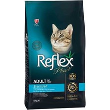 Hilera Reflex Plus Somonlu Kısırlaştırılmış Kedi Maması 8kg