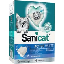 Hilera Sanicat Active White Oksijen Kontrollü Koku Emici Ultra Topaklanan Kedi Kumu 10LT