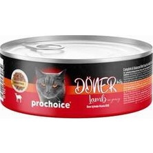 Hilera Prochoice Döner Sos Içinde Kuzu Etli Tam ve Dengeli Yetişkin Kedi Konservesi 70GR