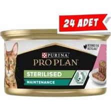 Hilera Pro Plan Somonlu Kısırlaştırılmış Kedi Konservesi 85GR (24 Adet)