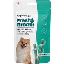 Hilera Spectrum Fresh Breath Dental Sticks Naneli ve Yeşil Çaylı Mini Irk Köpek Ödül Maması 56GR (7li)