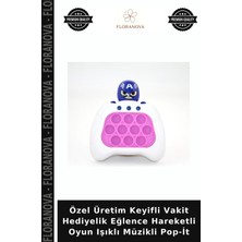 Floranova Özel Üretim Keyifli Vakit Hediyelik Eğlence Hareketli Oyun Işıklı Müzikli Pop-It