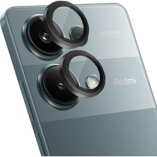 Str Store Xiaomi Redmi Note 13 Pro 4g Tekli Kamera Lens Koruma Camı Siyah [redmi Note 13 Pro 4g ile Uyumlu Ekran Koruyucu - Siyah]