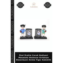 Floranova Özel Üretim Çocuk Hediyesi Masaüstü Aksesuar Kırtasiye Düzenleyici Anime Figür Kalemlik