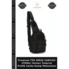 Floranova Premium Tek Omuz Çantası (Ithal) Unisex Tasarım Pratik Çanta Kamp Malzemesi