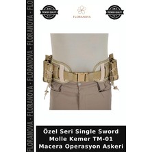 Floranova Özel Seri Single Sword Molle Kemer Tm-01 Macera Operasyon Askeri