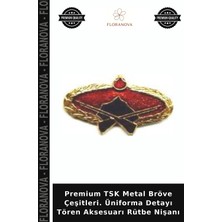 Floranova Premium Tsk Metal Bröve Çeşitleri. Üniforma Detayı Tören Aksesuarı Rütbe Nişanı