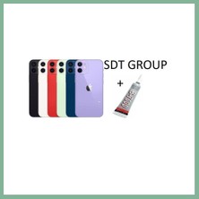 Bşk Virgo iPhone 12 Uyumlu Arka Batarya Pil Kapağı Mor (B700 BSK2026