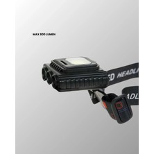 Epilons Tcx Şarjlı LED Kafa Lambası 800 Lumen Cob Xpe Ayarlanabilir Başlıklı