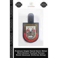 Floranova Premium Single Sword Harici Metal Mont Brövesi Teçhizat Parçası Resmi Aksesuar Üniforma Detayı
