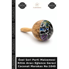 Floranova Özel Seri Parti Malzemesi Ritim Aracı Eğlence Gereci Coconat Marakas NO:1040