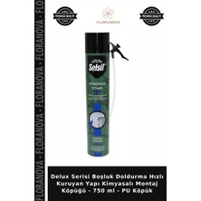 Floranova Delux Serisi Boşluk Doldurma Hızlı Kuruyan Yapı Kimyasalı Montaj Köpüğü - 750 ml - Pu Köpük