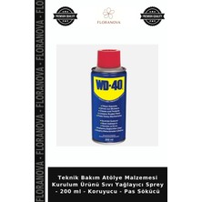 Floranova Teknik Bakım Atölye Malzemesi Kurulum Ürünü Sıvı Yağlayıcı Sprey - 200 ml - Koruyucu - Pas Sökücü