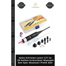 Floranova Spike Sıfırlama Lazeri 177 Ila .50 Kalibre Kırmızılazer Nişangah Seti Spor Aksesuarı Pratik Alet