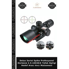 Floranova Delux Serisi Spike Profesyonel Dürbünü 2.5-10X40/E Tüfek Optigi Hedef Aracı Avcı Malzemesi