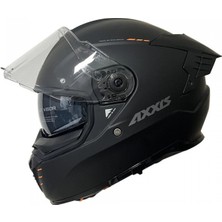 Axxis Kapalı Kask Hawk A1 Mat Siyah Large