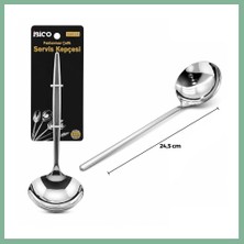 Bşk Virgo Krom Metal Servis Kepçe 24.5 cm BSK2026