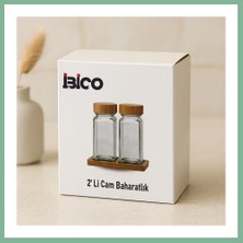 Bşk Virgo Bambu Kapaklı Cam Baharatlık BSK2026
