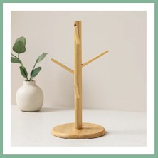 Bşk Virgo Bambu Ahşap Bardak ve Fincan Askısı 35X60 cm BSK2026