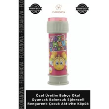 Floranova Özel Üretim Bahçe Okul Oyuncak Baloncuk Eğlenceli Rengarenk Çocuk Aktivite Köpük