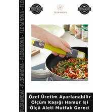 Floranova Özel Üretim Ayarlanabilir Ölçüm Kaşığı Hamur Işi Ölçü Aleti Mutfak Gereci