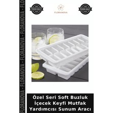 Floranova Özel Seri Soft Buzluk Içecek Keyfi Mutfak Yardımcısı Sunum Aracı