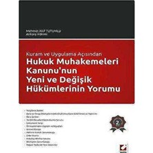 TeknoKapsül Hukuk Muhakemeleri Kanunu`nun Yeni ve Değişik Hükümlerinin Yorumu